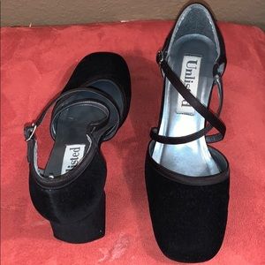 Unlisted Black Velvet Dress Shoes